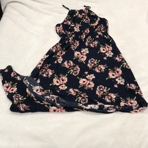 High-low floral dress